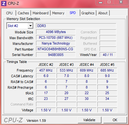 System info CPUZ RAM SPD