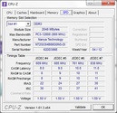 Systeminfo CPUZ RAM SPD