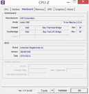 CPU-Z mainboard info