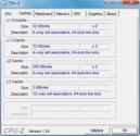 System info CPUZ Cache