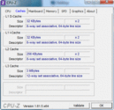 Systeminfo CPUZ Cache
