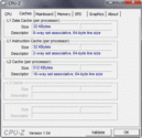 Systeminfo CPUZ Cache