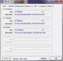 System info CPUZ Cache