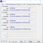 System info: CPU-Z Cache