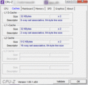 Systeminfo CPUZ Cache