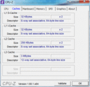 Systeminfo CPUZ Cache