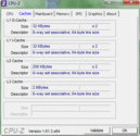 Systeminfo CPUZ Cache