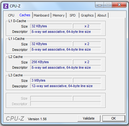 Systeminfo CPUZ Cache