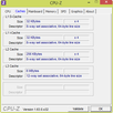 System information CPUZ Cache