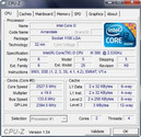 Systeminfo CPUZ CPU