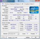 Systeminfo CPUZ CPU