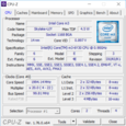 System info CPU-Z CPU