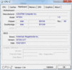 System info CPUZ Mainboard