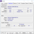 System info CPU-Z Motherboard