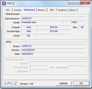 Systeminfo CPUZ Mainboard