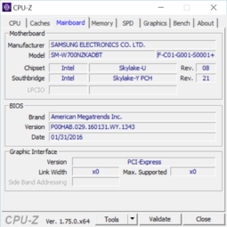 CPU Z mainboard