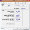 System info CPU-Z Memory