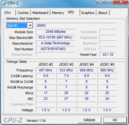System info CPUZ RAM SPD