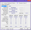 System info CPUZ RAM SPD