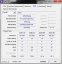 Systeminfo CPUZ RAM SPD