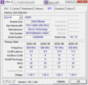 Systeminfo CPUZ RAM SPD