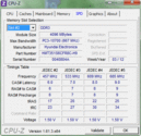 Systeminfo CPUZ RAM SPD