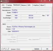 CPUZ Mainboard