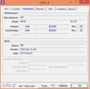 CPUZ Mainboard info