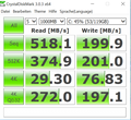 CrystalDisk benchmark