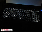 Illuminated keyboard