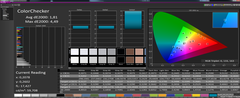 CalMan: ColorChecker calibrated