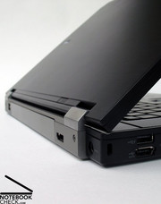 In the new display hinges a certain similarity to those of the ThinkPad models can be noticed.