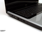The Inspiron 1750 only has the most important basic connections, comparable to current netbooks.