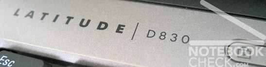 Test Dell Latitude D830 Logo