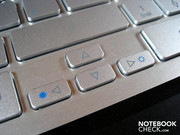 The arrow keys are vertically really slim.