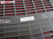 A torn sticker does not inevitably void the warranty.