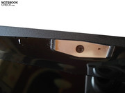 The integrated webcam has a maximum resolution of three megapixels.
