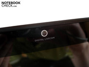 The webcam has a resolution of 1.3 megapixels.