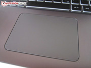 The touchpad supports various gestures.