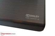 Dolby Home Theater noticeably enhances the sound.