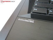 MSI collaborated with SteelSeries for the keyboard.