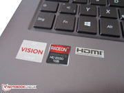 The VivoBook U38DT is primarily powered by AMD hardware.