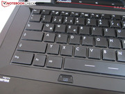 The touchpad has a dedicated power switch.