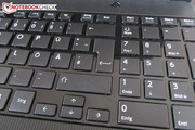 Cursor keys should have been bigger.