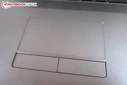 Considering the large palm rest, the touchpad could have been bigger.