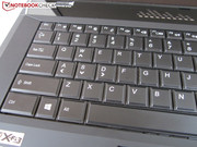 Clevo has shifted the Fn key to the right.