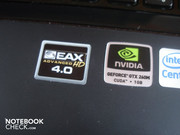 Case stickers: The G60VX supports EAX 4.0