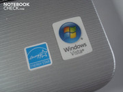 Windows Vista Home Premium serves as the operating system
