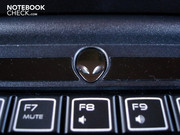 The Alienware logo is also the power button
