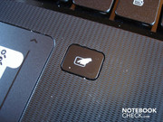 The (placed too far left) touchpad can easily be disabled by a push of a button